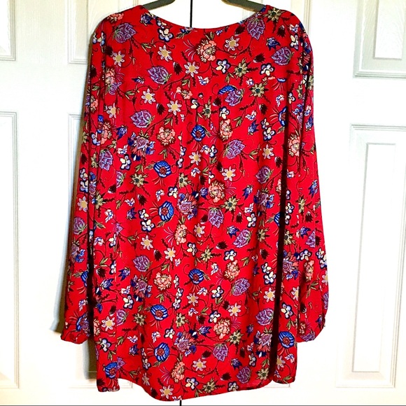 CHELSEA & THEODORE Floral Blouse—SIZE XXL - Picture 2 of 7